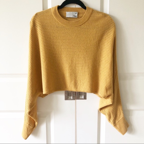 Aritzia Sweaters - Aritzia Wilfred Free Lolan Mustard Sweater